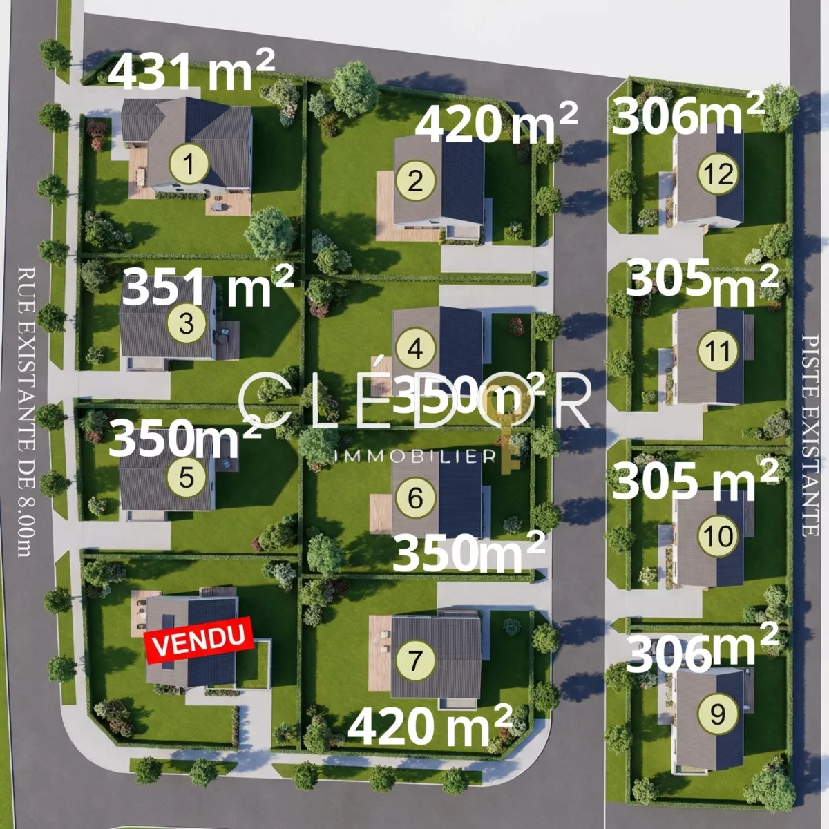 A VENDRE – Lots de terrains viabilisés vue mer à Chatt Mariem
